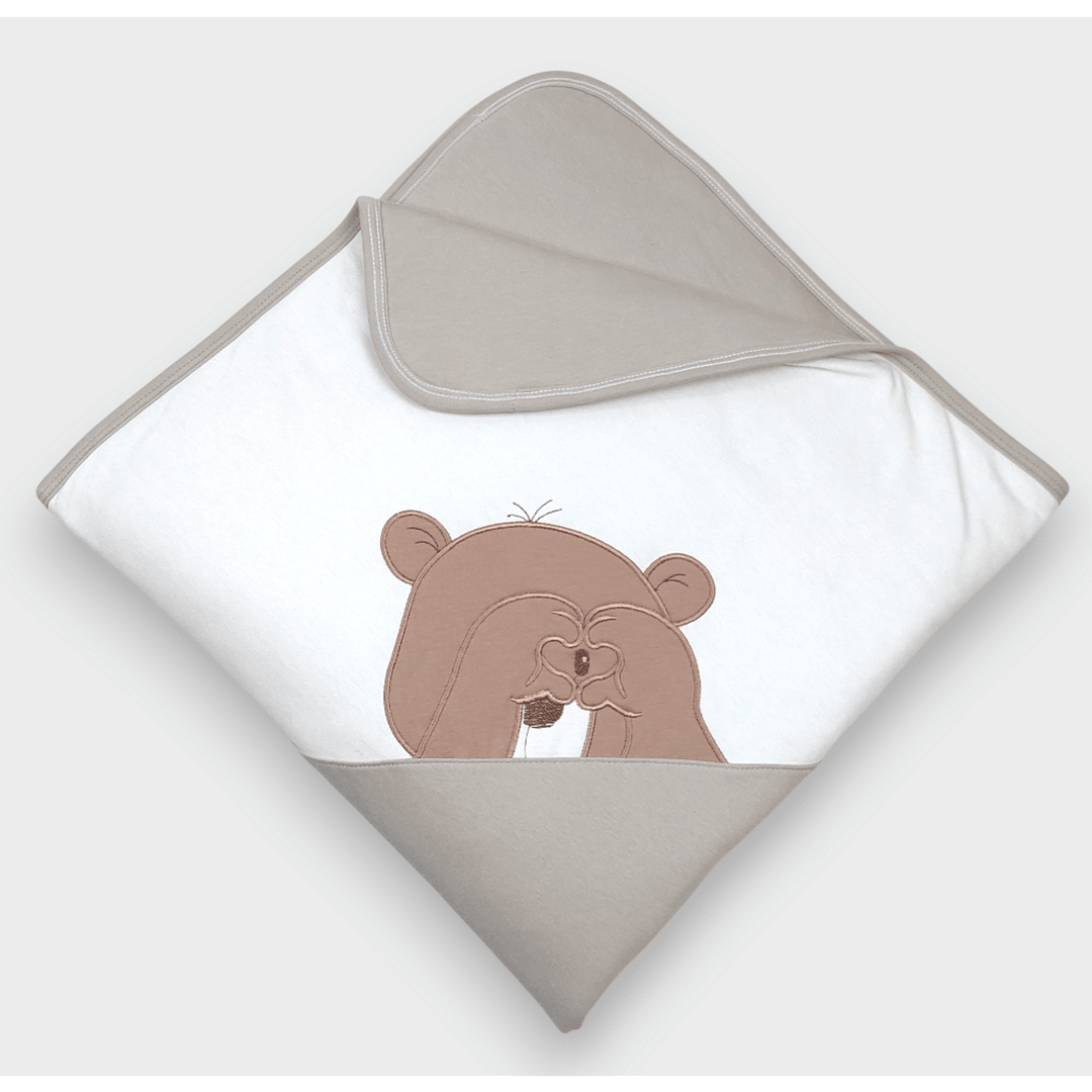 Rainy Βρεφική κουβέρτα 85х85 εκ. Love Bear