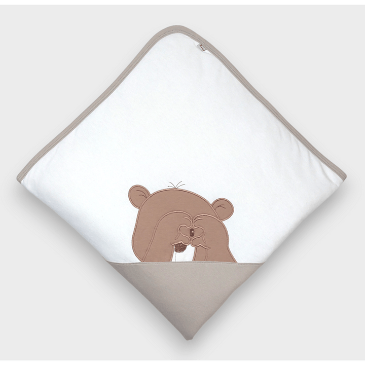 Rainy Βρεφική κουβέρτα 85х85 εκ. Love Bear