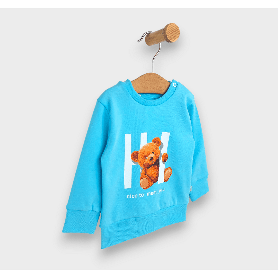 Rainy Βρεφικό σετ 2 τεμαχίων Hi Bear 62-92 εκ. τιρκουάζ