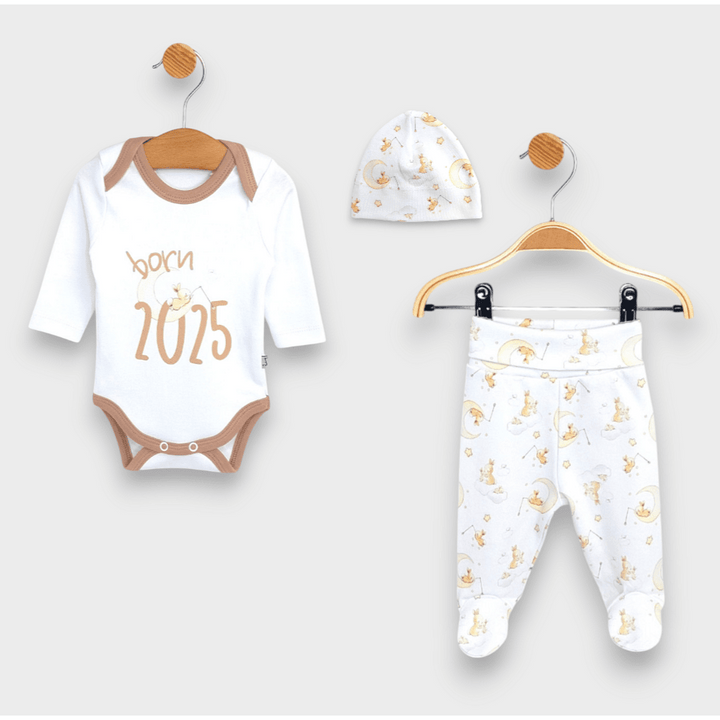 Rainy Σετ βρεφικών ρούχων 3 τεμαχίων Born 2025 48-62 εκ.