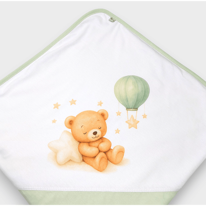 Rainy Βρεφικό σετ εξόδου 8 τεμ. Green bear