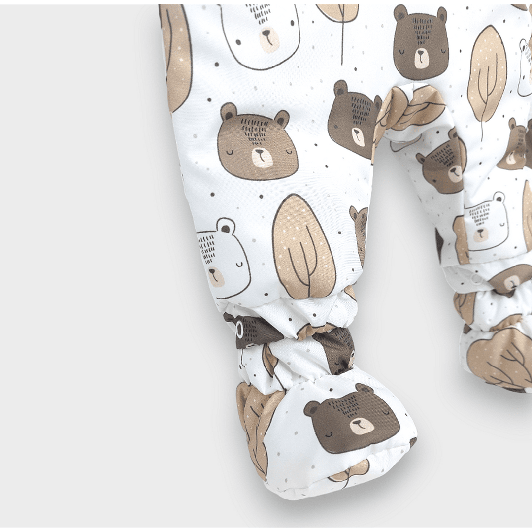 Rainy Βρεφικός υπνόσακος Bears and trees 56 - 86 εκ. λευκός