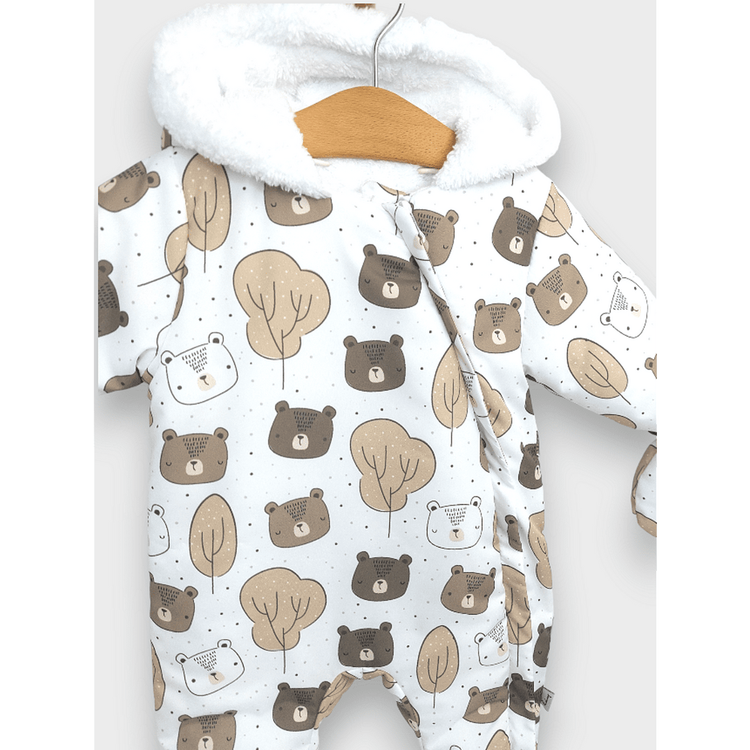 Rainy Βρεφικός υπνόσακος Bears and trees 56 - 86 εκ. λευκός