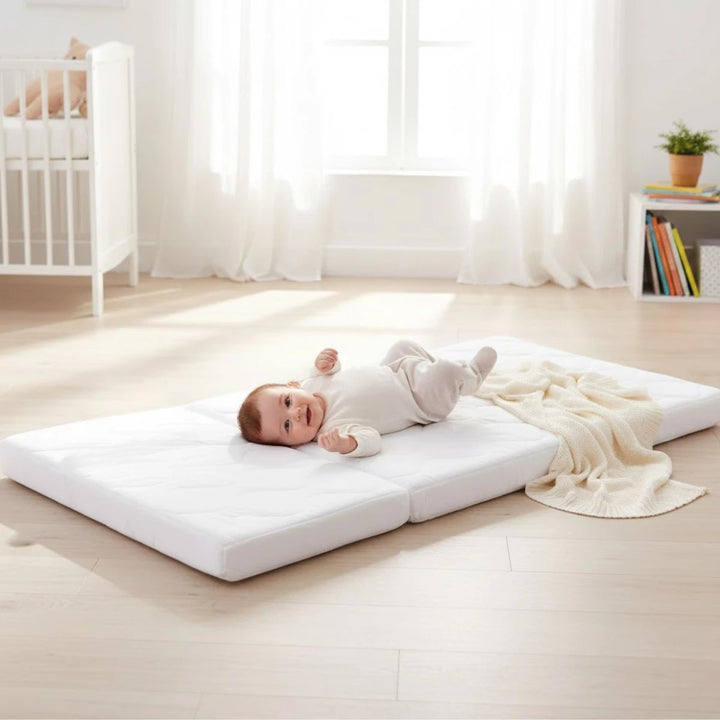 Rainy Αναδιπλούμενο βρεφικό στρώμα 60х120 εκ. Basic με αναπνεύσιμο ύφασμα