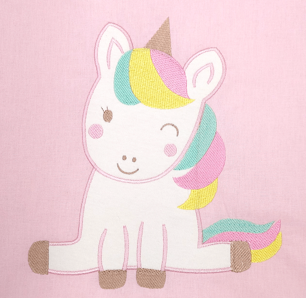 Rainy Βρεφικό σετ κλινοσκεπασμάτων 3 τεμαχίων 65х110 εκ. Μονόκερος