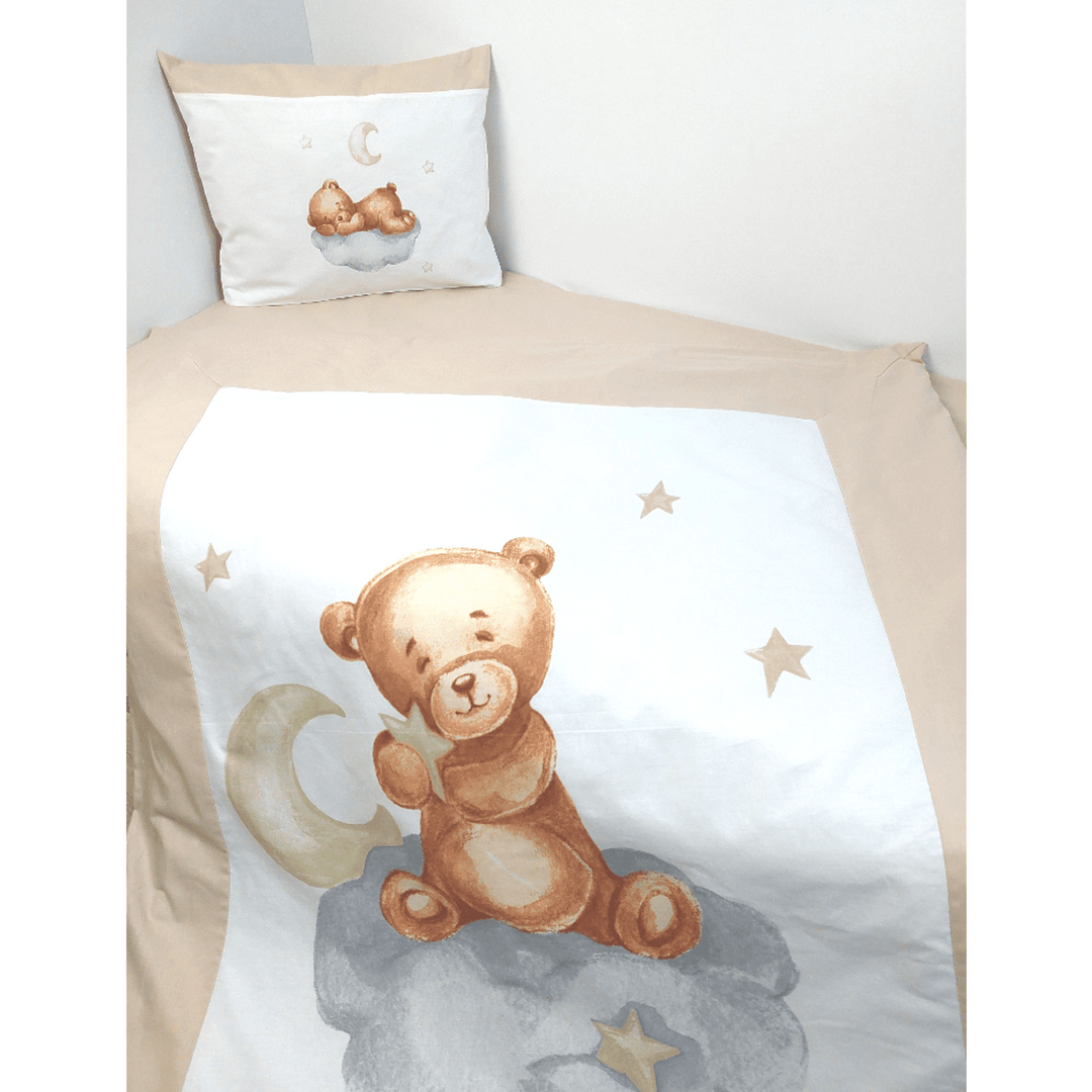 Rainy Βρεφικό σετ ύπνου 5 τεμαχίων Baby Bear One size μπεζ