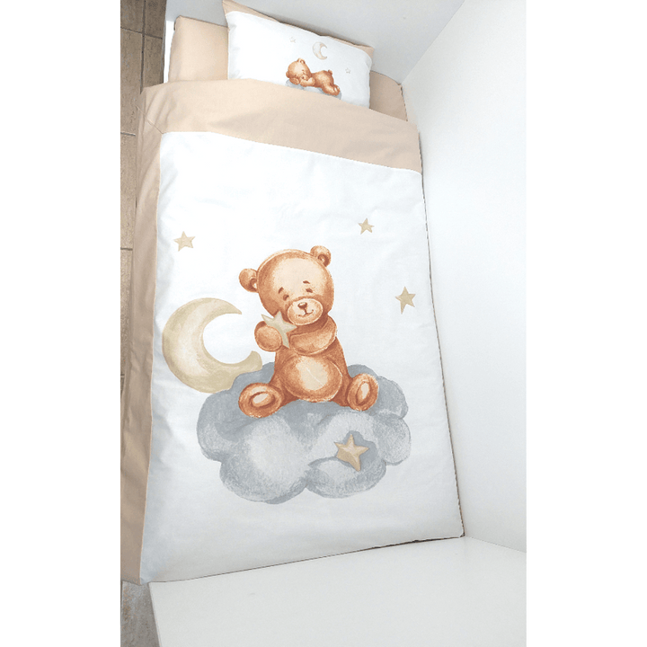 Rainy Βρεφικό σετ ύπνου 5 τεμαχίων Baby Bear One size μπεζ
