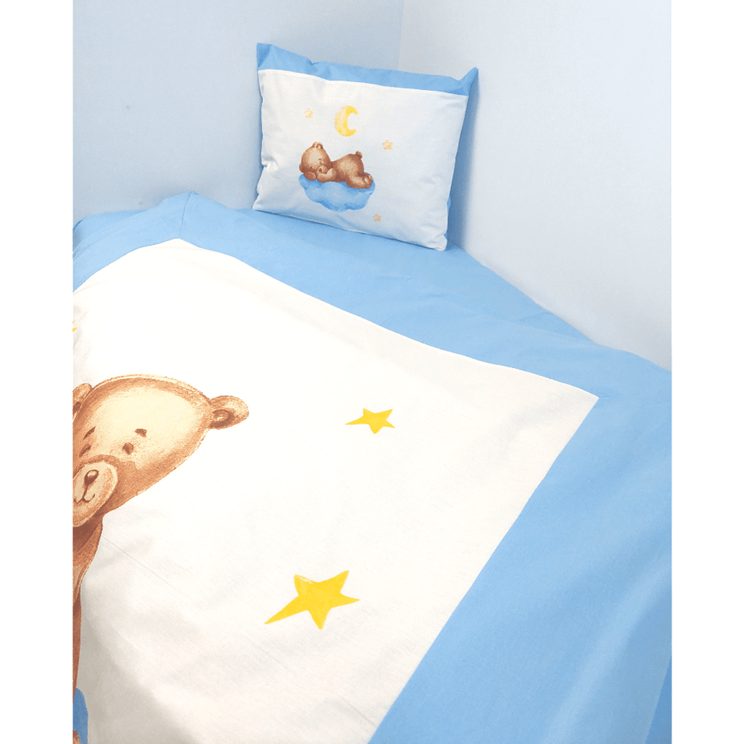 Rainy Βρεφικό σετ ύπνου 5 τεμαχίων Baby Bear One size μπλε