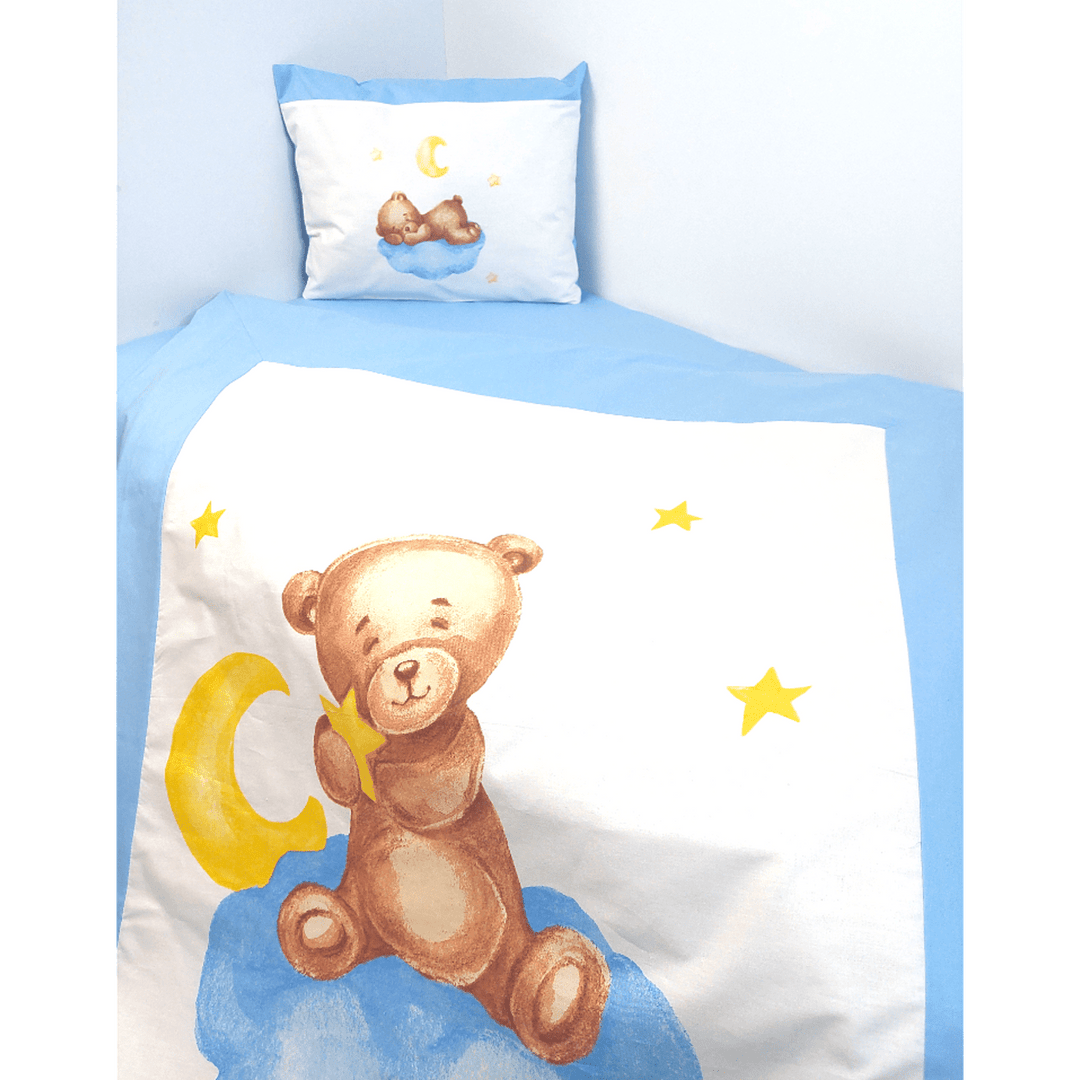 Rainy Βρεφικό σετ ύπνου 5 τεμαχίων Baby Bear One size μπλε