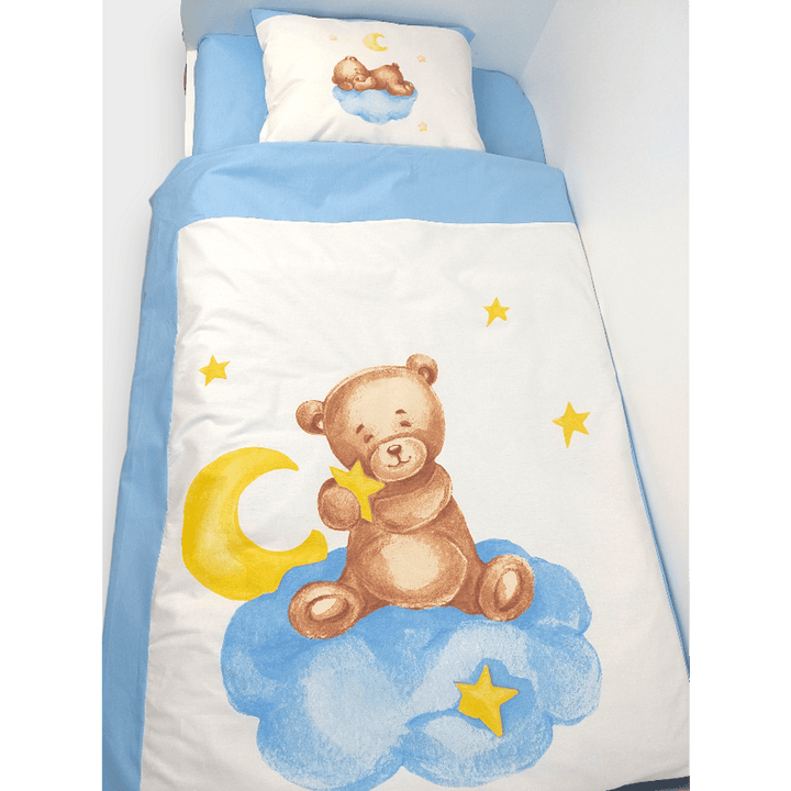 Rainy Βρεφικό σετ ύπνου 5 τεμαχίων Baby Bear One size μπλε
