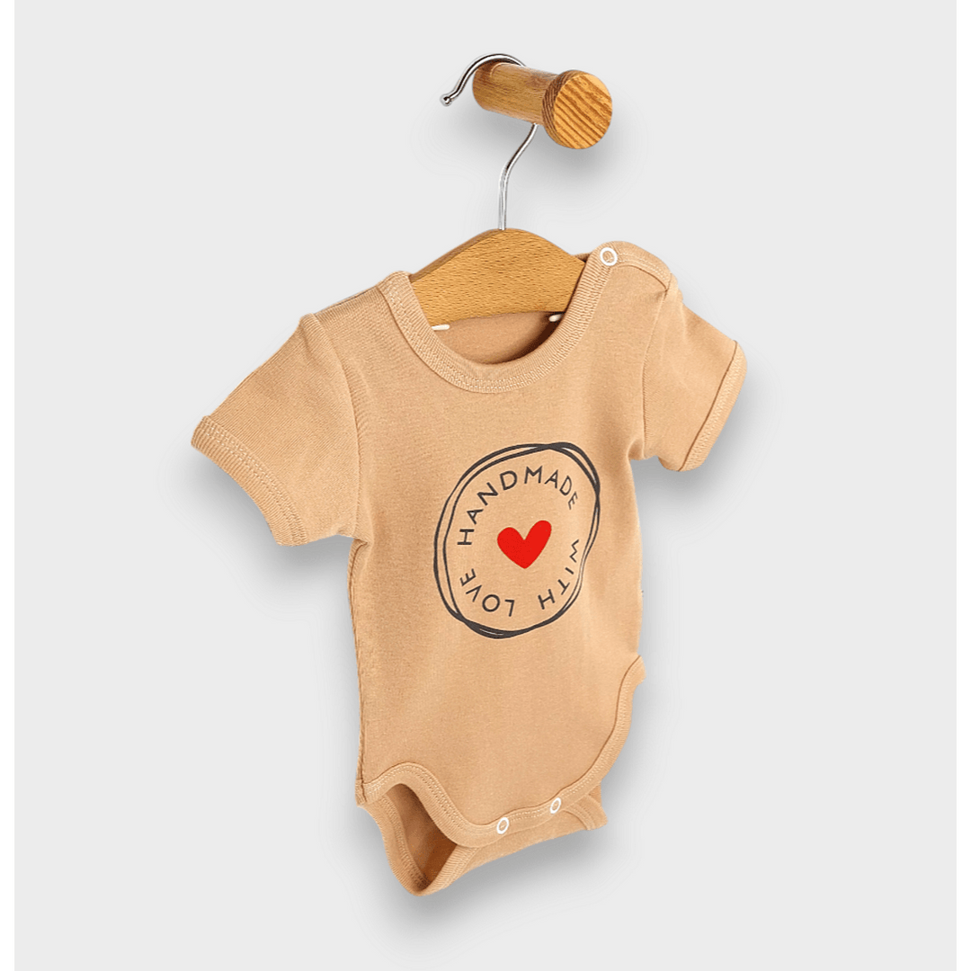 Rainy Бебешко боди с къс ръкав 48-86см. Handmade with love