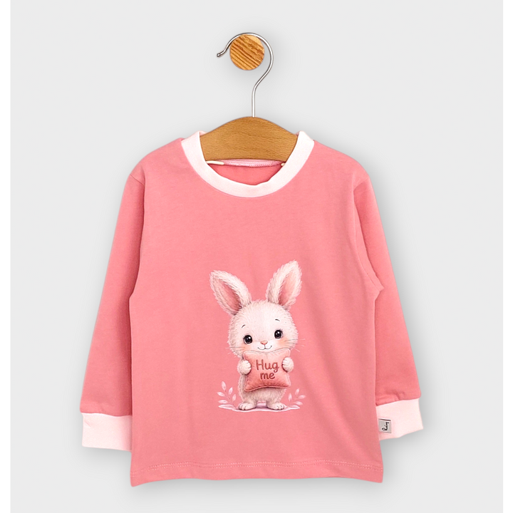 Rainy Παιδική πιτζάμα με μακριά μανίκια Hug me Rabbit 74-110 εκ.