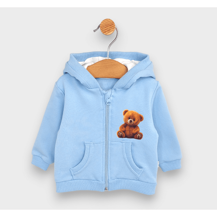 Rainy Παιδικό φούτερ Cute Bear 62-92 εκ. μπλε
