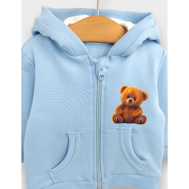 Rainy Παιδικό φούτερ Cute Bear 62-92 εκ. μπλε