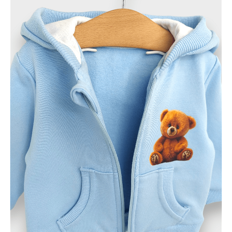 Rainy Παιδικό φούτερ Cute Bear 62-92 εκ. μπλε