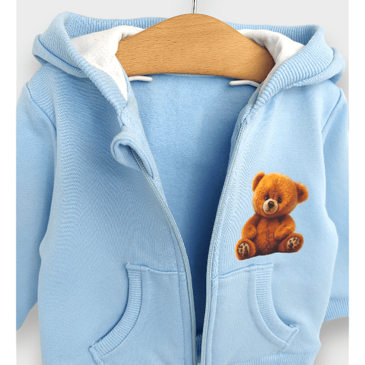 Rainy Παιδικό φούτερ Cute Bear 62-92 εκ. μπλε