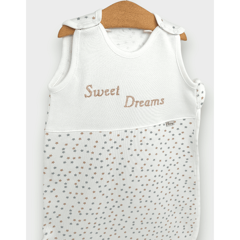 Rainy Παιδικός υπνόσακος Sweet Dreams Γκρι και μπεζ αστέρια