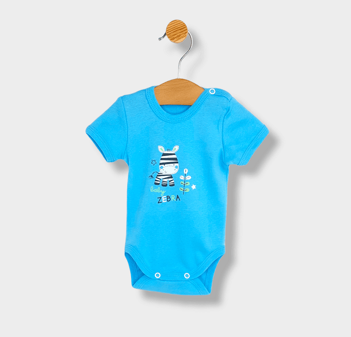 Rainy Σετ 3 κορμάκια Baby Zebra πράσινο 56-74 εκ.