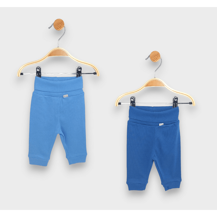 Rainy Σετ φορμάκι 2 τεμαχίων με κλειστό ζωνάκι 56 - 74 εκ. μπλε/σκούρο μπλε