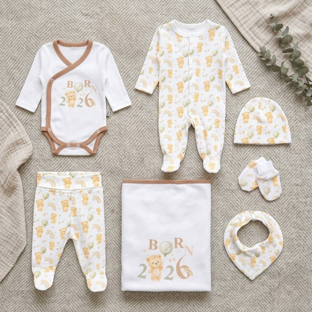 Rainy Бебешки комплект за изписване 7ч. Born 2026