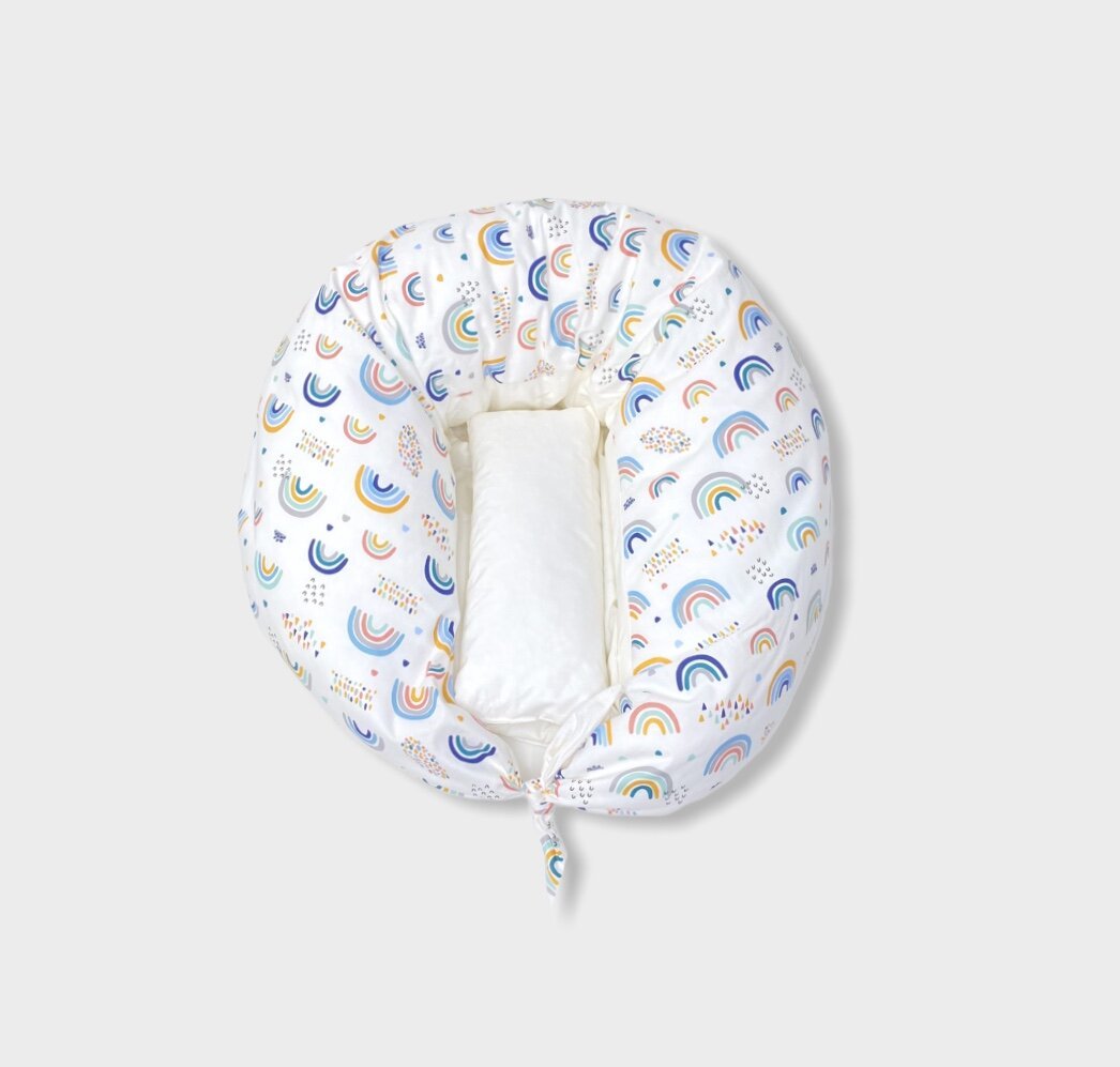 Rainy Μαξιλάρι θηλασμού 10σε1 πολύχρωμα ουράνια τόξα