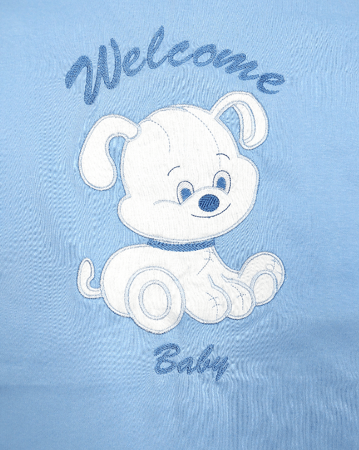 Rainy Σετ εξόδου από το μαιευτήριο 7 τεμαχίων Welcome Baby Dog