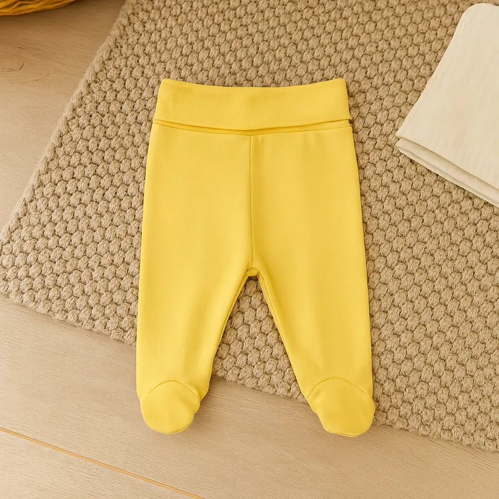 Rainy Βρεφική φορμάκια με γυριστή ζώνη Yellow 48 - 74 εκ.